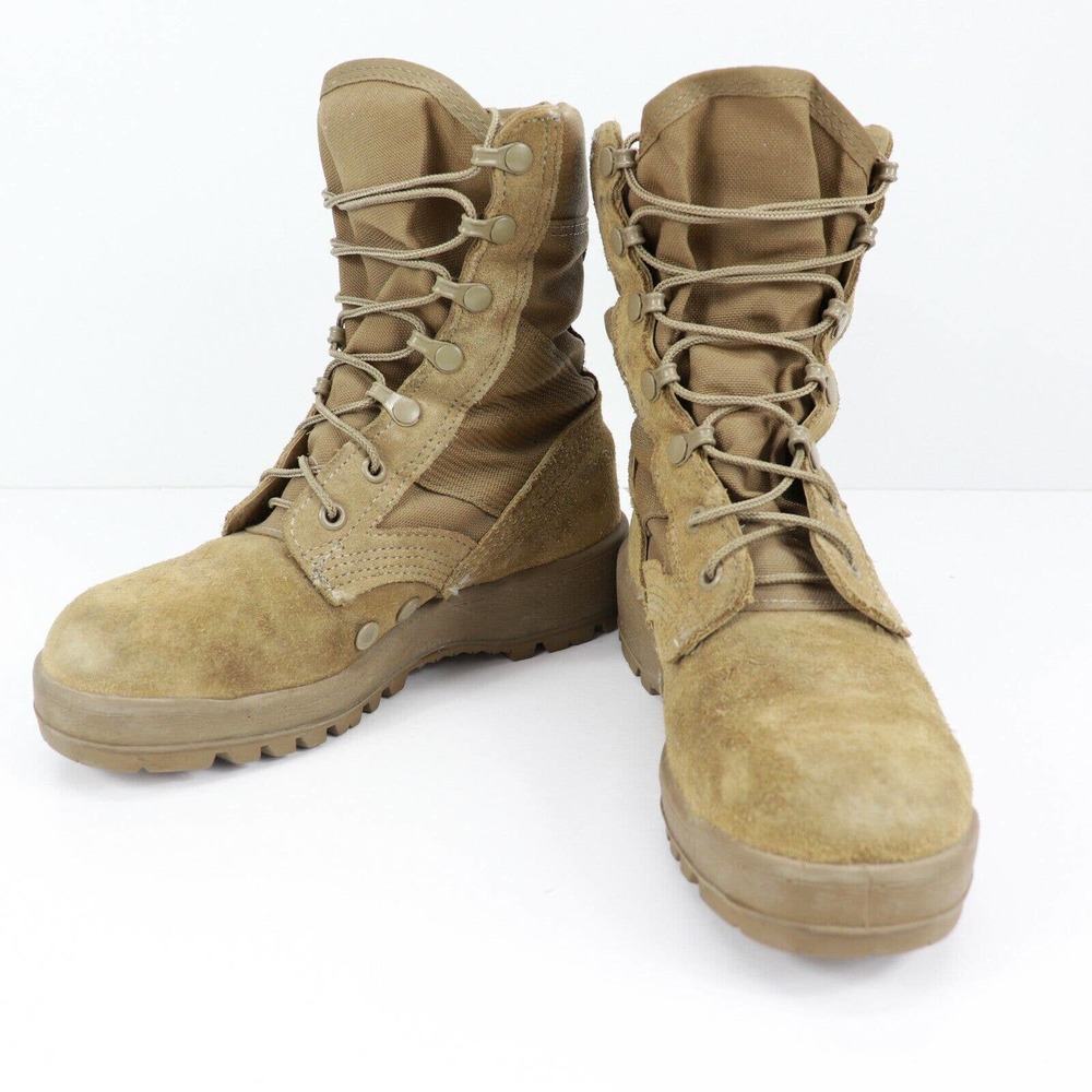 McRae Military Boots Men’s 2.5 W Hot Weather Desert Tan Vibram Sole